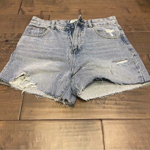 Twelve Brand Mid Waisted Light Blue Jeans Shorts size M, fits like size 4.